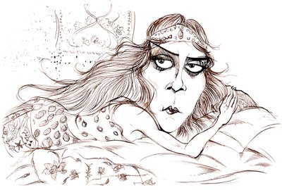 Theda Bara as Cleopatra by Neale Osborne